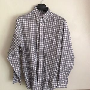 Men’s Brook Brothers L Plaid Button Down Shirt